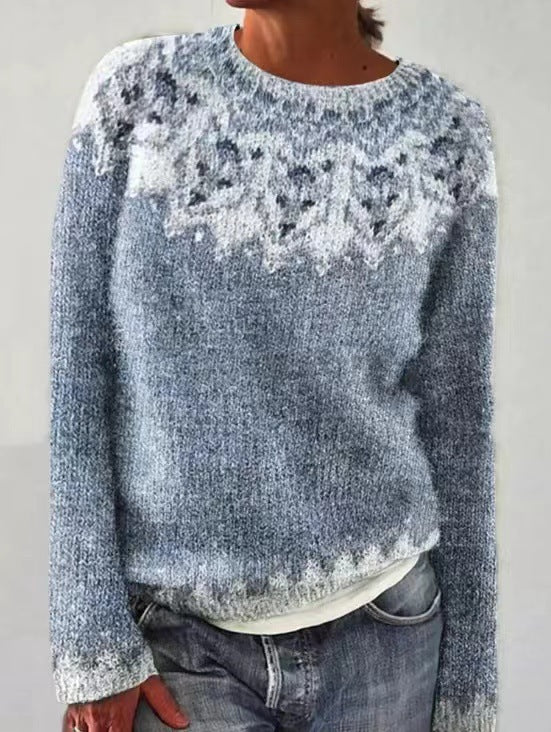 Soley - Pull multicolore à col roulé
