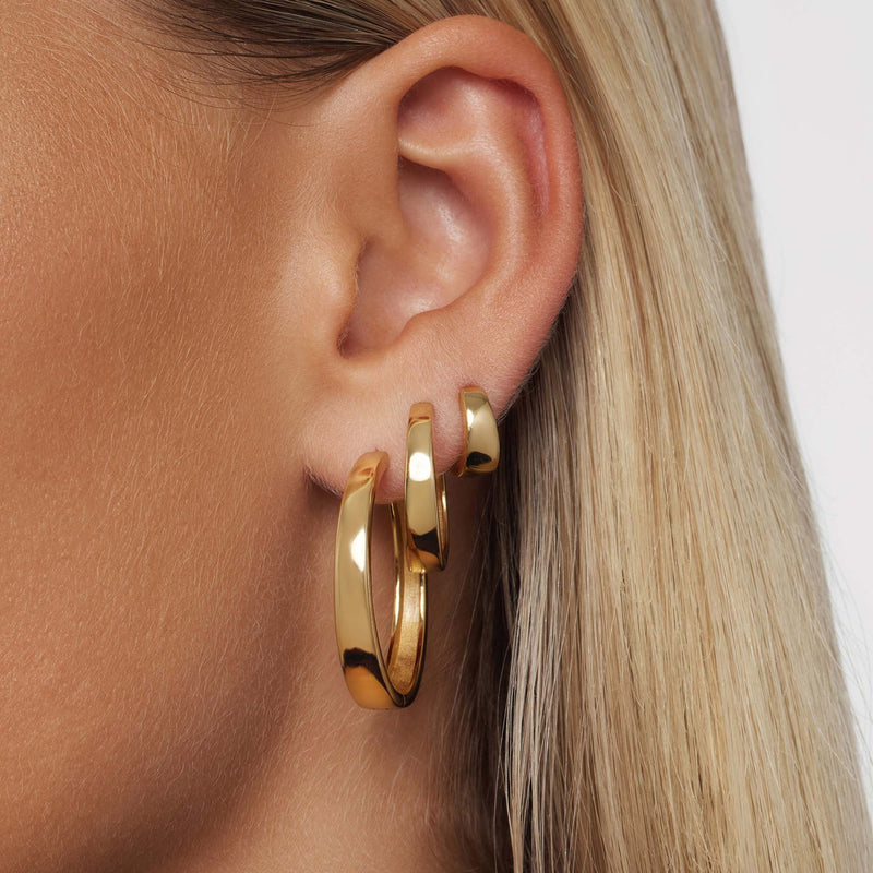Boucles d'oreilles statement Gia | Or