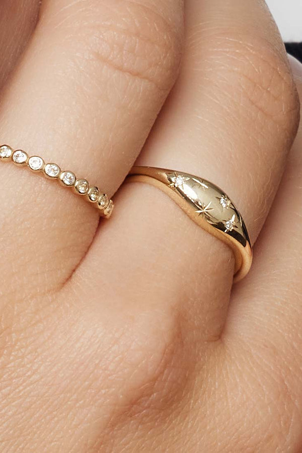Bague Dôme Diamant | Or