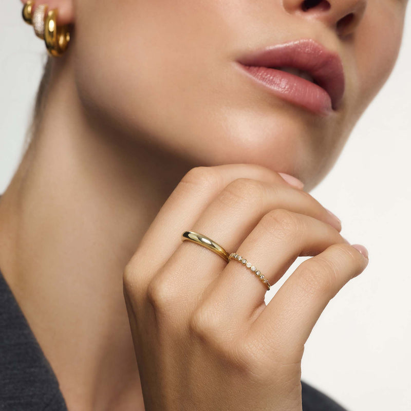 Bague à bulles en diamant | Or