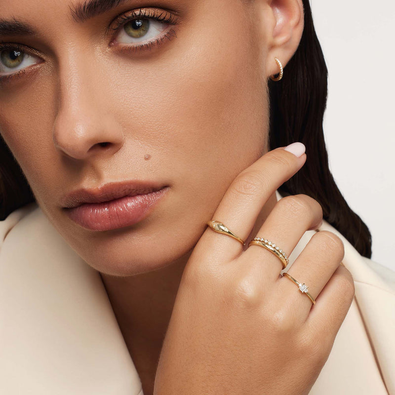 Bague Dôme Diamant | Or