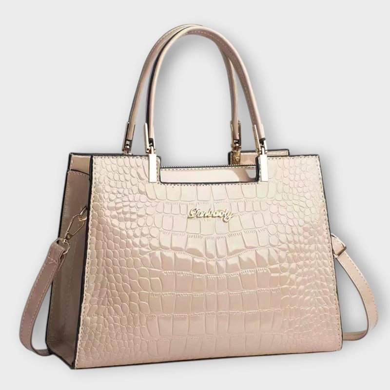 Sac Croco Fait Main Brillant