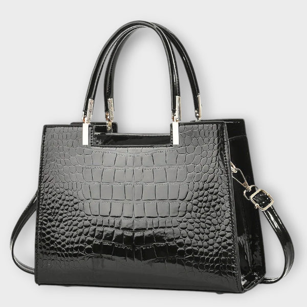 Sac Croco Fait Main Brillant