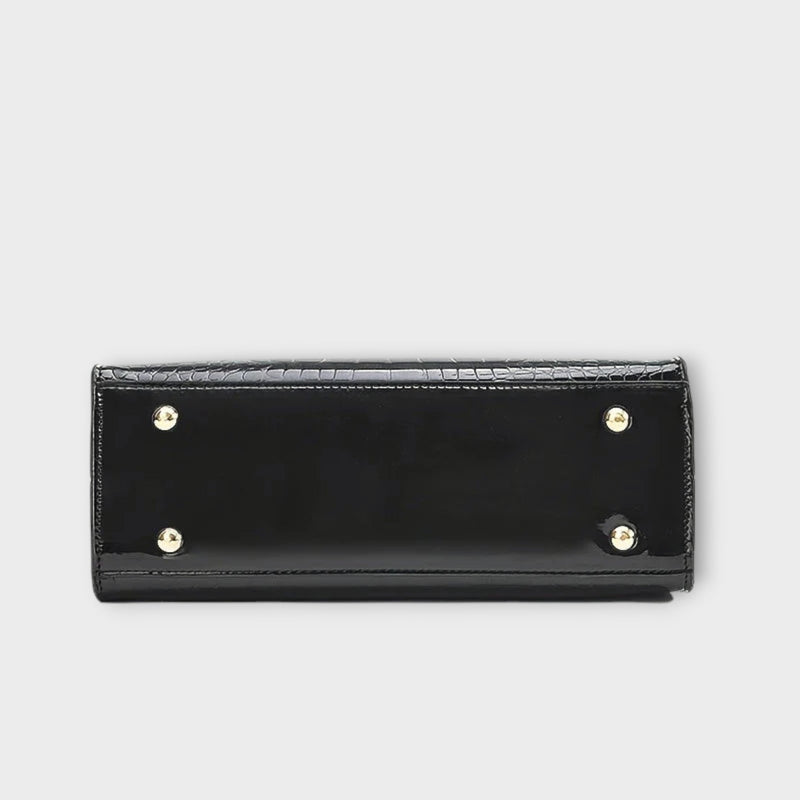 Sac Croco Fait Main Brillant