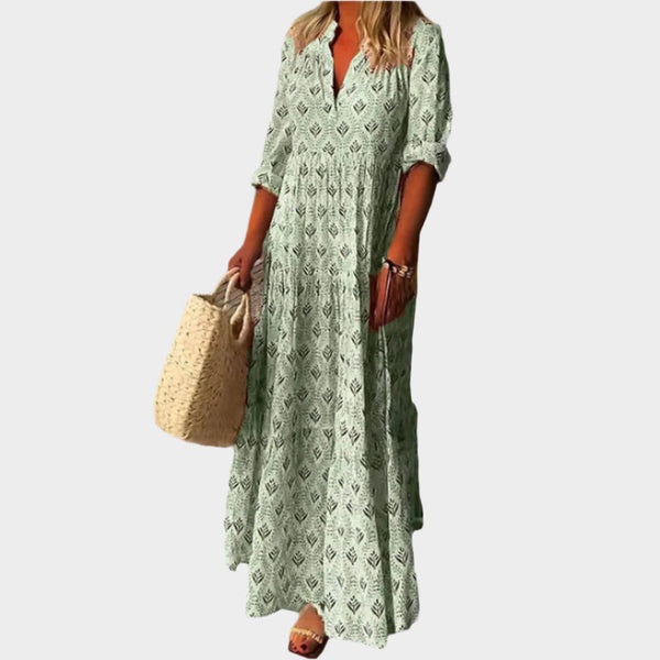 Robe longue romantique avec style