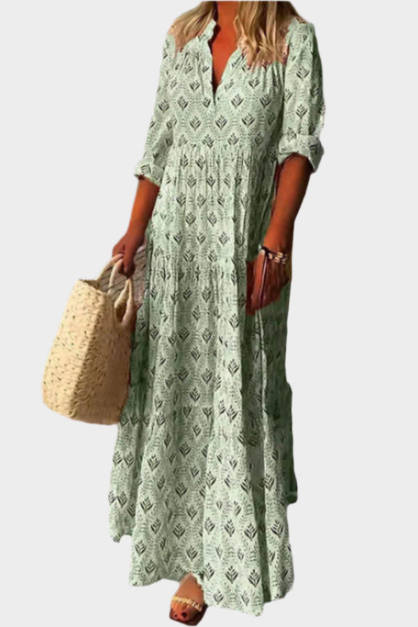 Robe longue romantique avec style