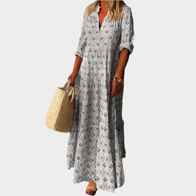 Robe longue romantique avec style