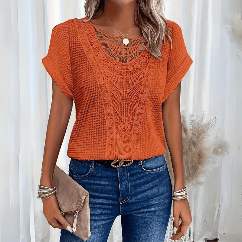 Lorine | Blouse élégante inspirée d'Ibiza
