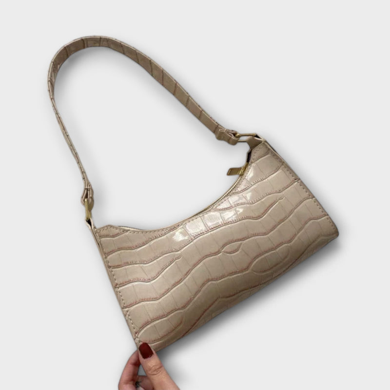 Olivia - Sac en cuir brillant