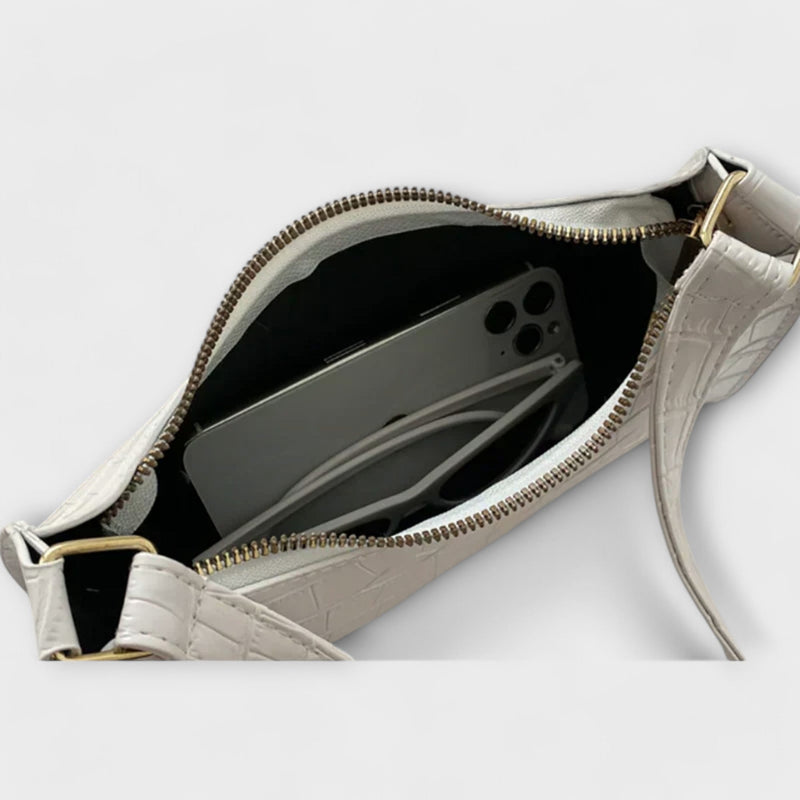 Olivia - Sac en cuir brillant