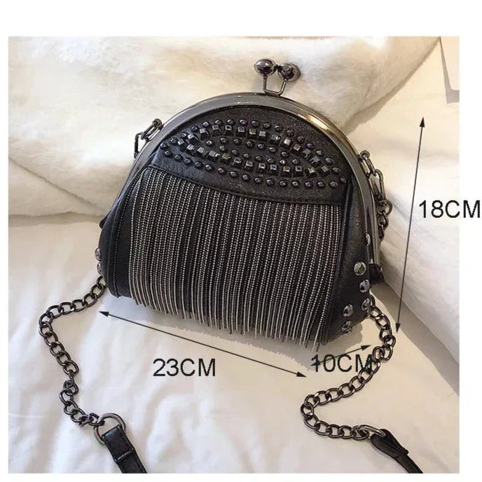 Sac Lina™ à Fermeture à Baiser | Indispensable Rétro Chic