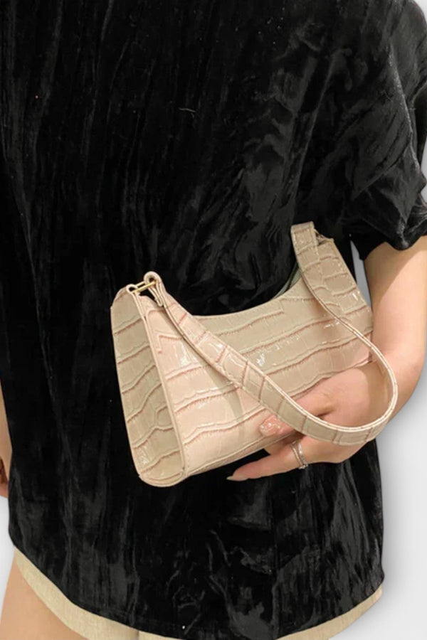 Olivia - Sac en cuir brillant