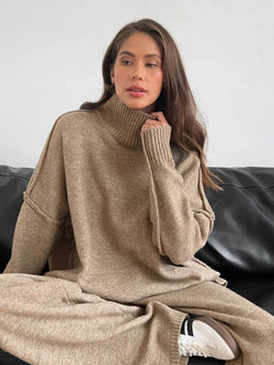 Stella - Ensemble de pantalons amples paresseux en tricot