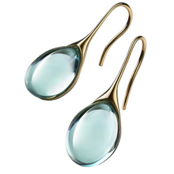 BOUCLES D'OREILLES PENDANTES EN CRISTAL ÉTINCELANT