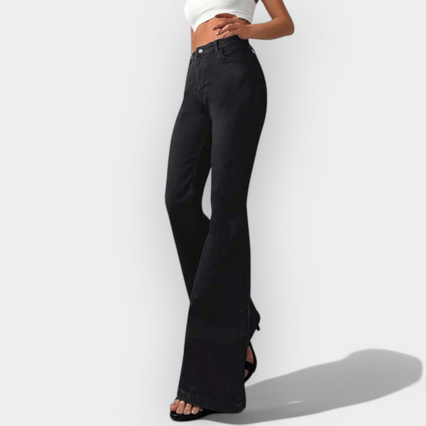 Jean bootcut taille haute