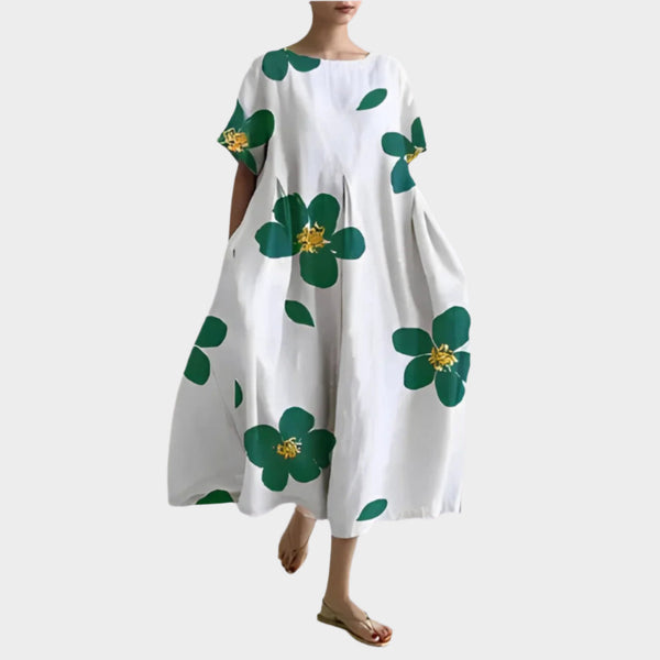 Robe longue rétro confortable