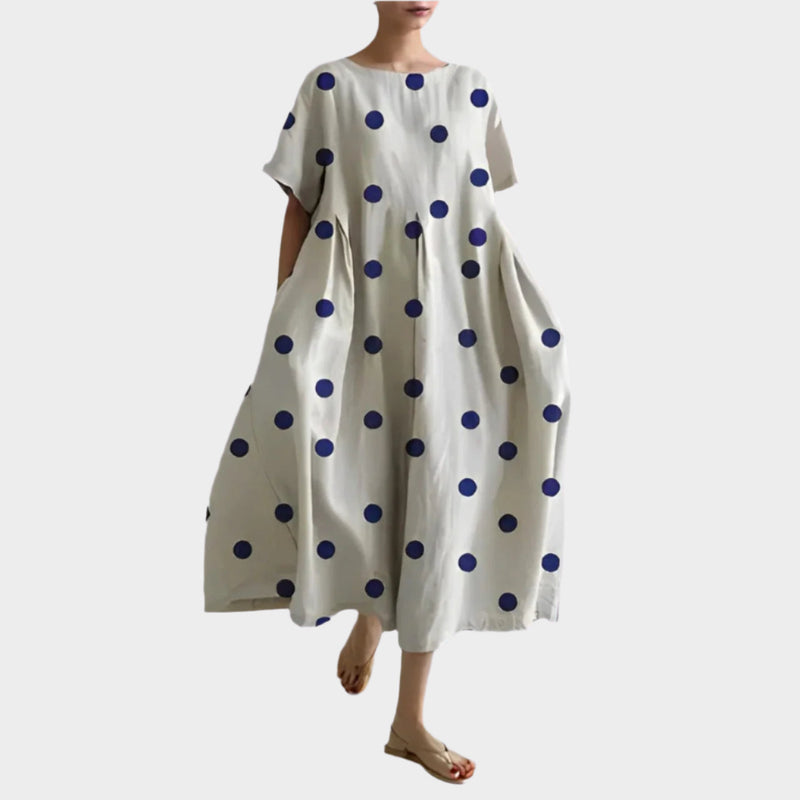 Robe longue rétro confortable