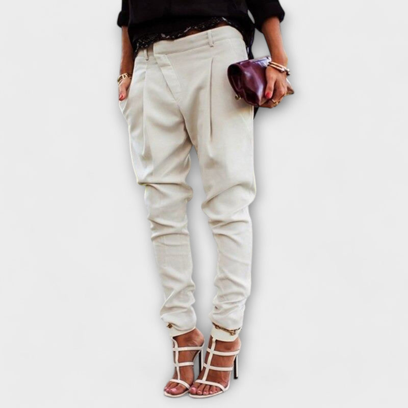 Pantalon taille haute