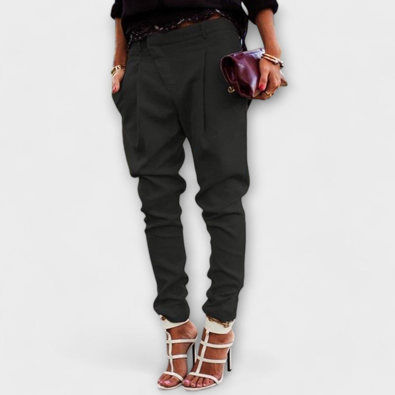 Pantalon taille haute