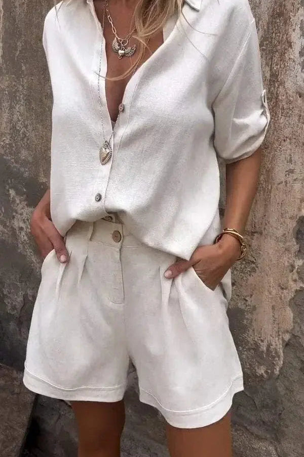 Maelis™ | Ensemble deux pièces en lin léger