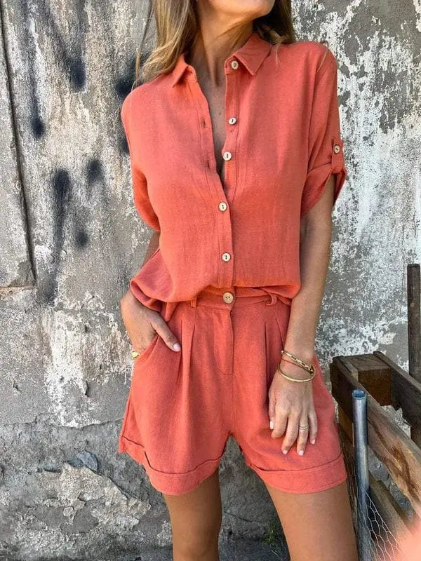 Maelis™ | Ensemble deux pièces en lin léger