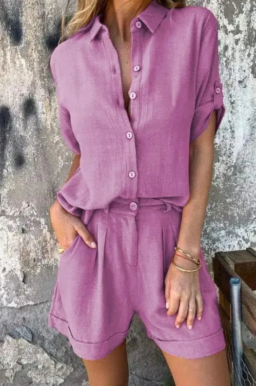 Maelis™ | Ensemble deux pièces en lin léger