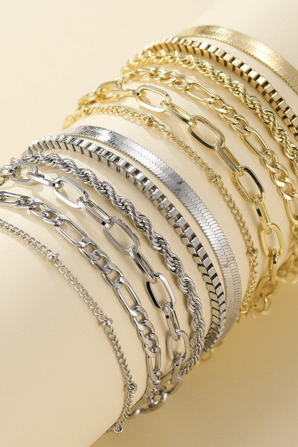 Ensemble de bracelets Ellis Renner | Or