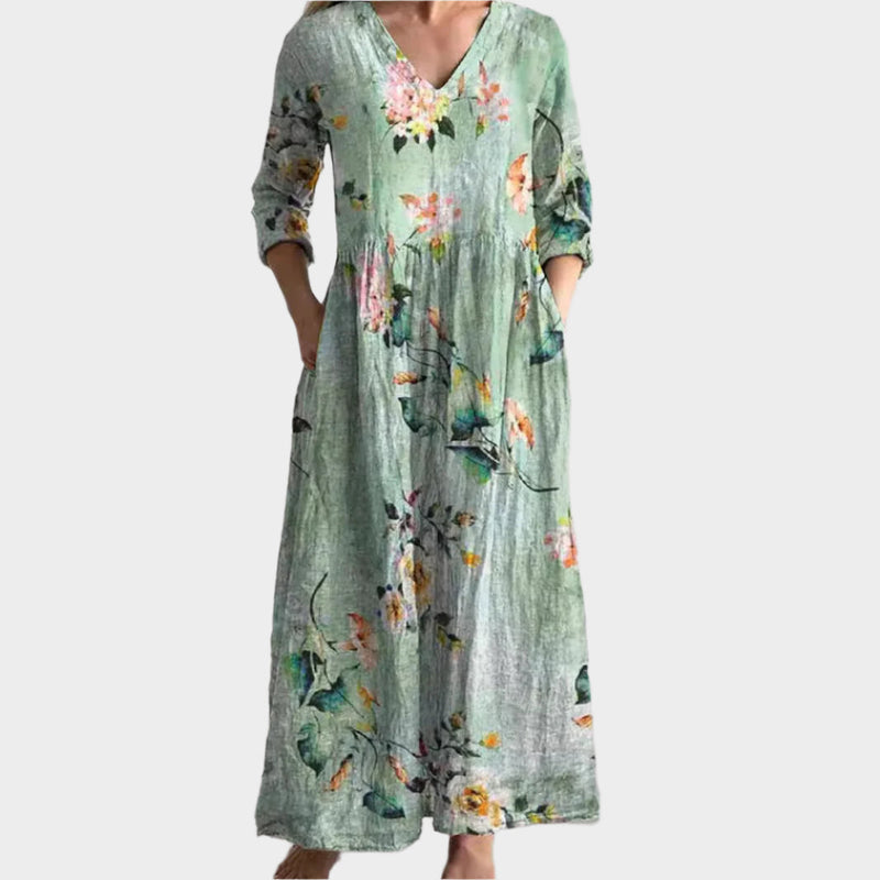Robe bohème au style aérien