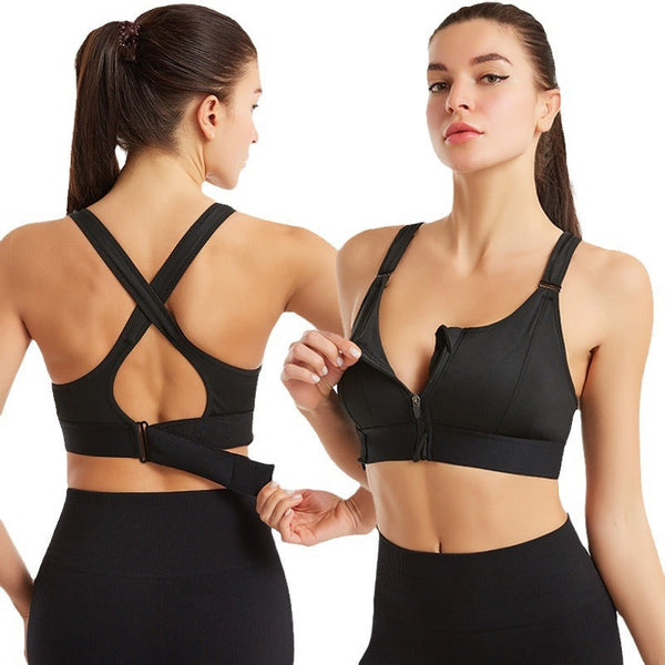 Laryssa | Soutien-gorge de sport Zip Fit anti-transpiration