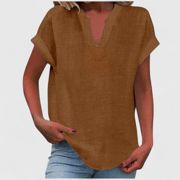 Xavinah | Blouse confortable à col en V