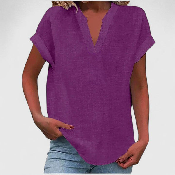 Xavinah | Blouse confortable à col en V