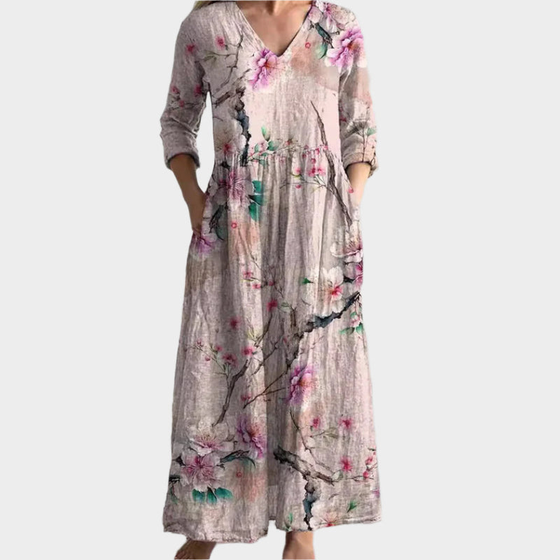 Robe bohème au style aérien