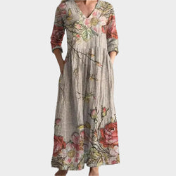 Robe bohème au style aérien