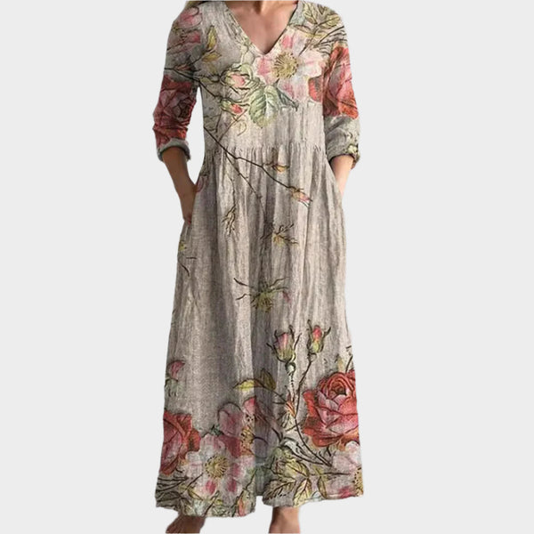 Robe bohème au style aérien