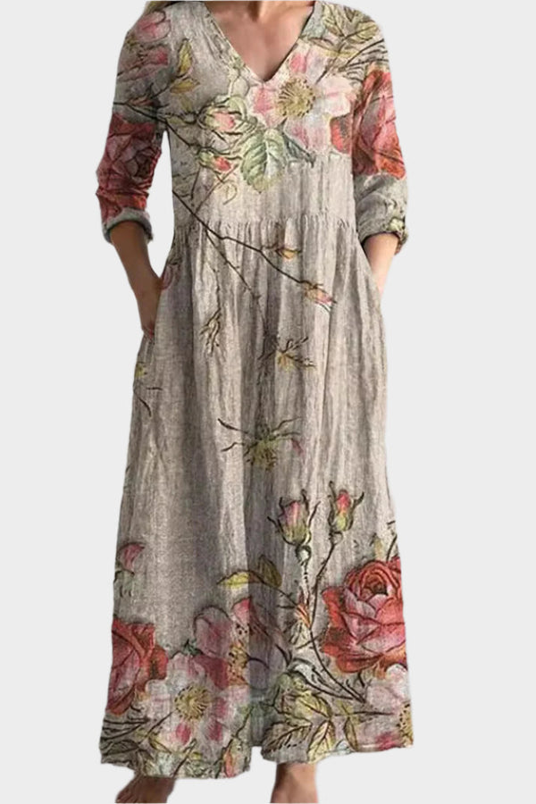 Robe bohème au style aérien