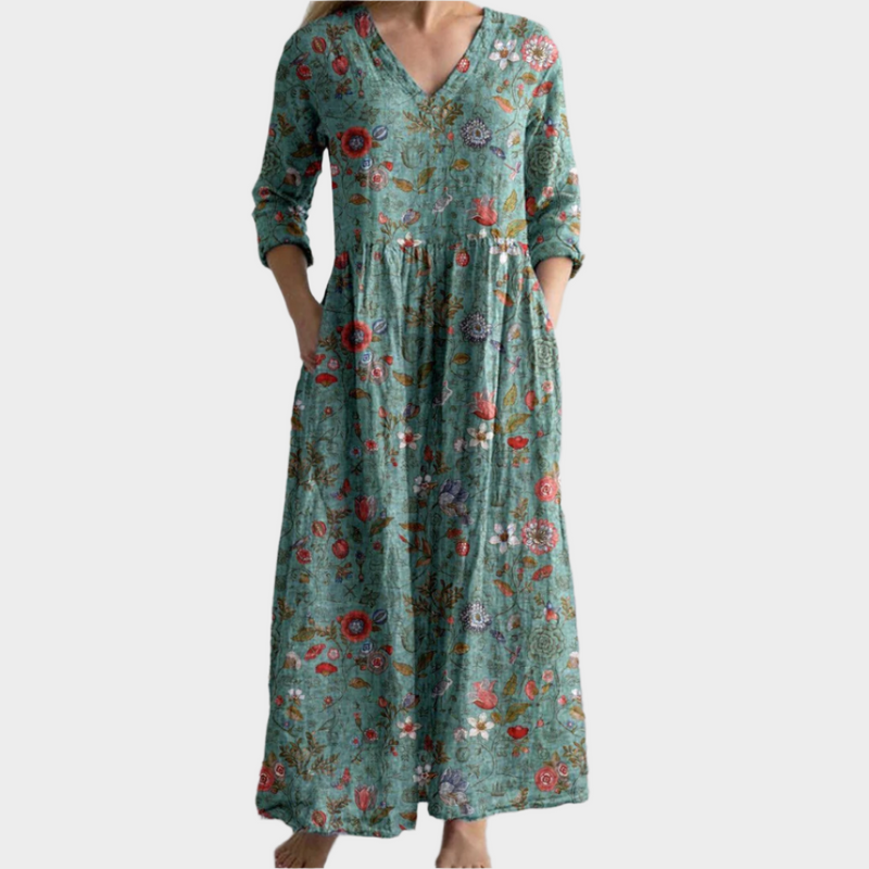 Robe bohème au style aérien