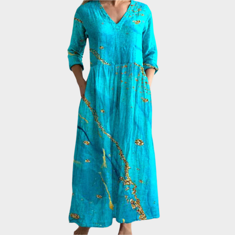 Robe bohème au style aérien