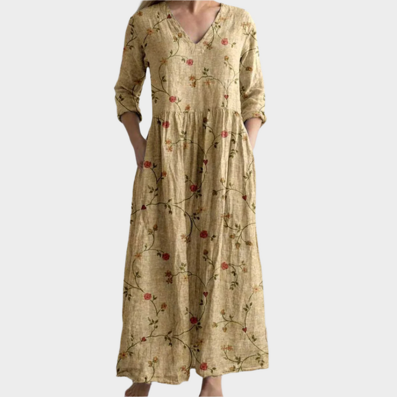Robe bohème au style aérien