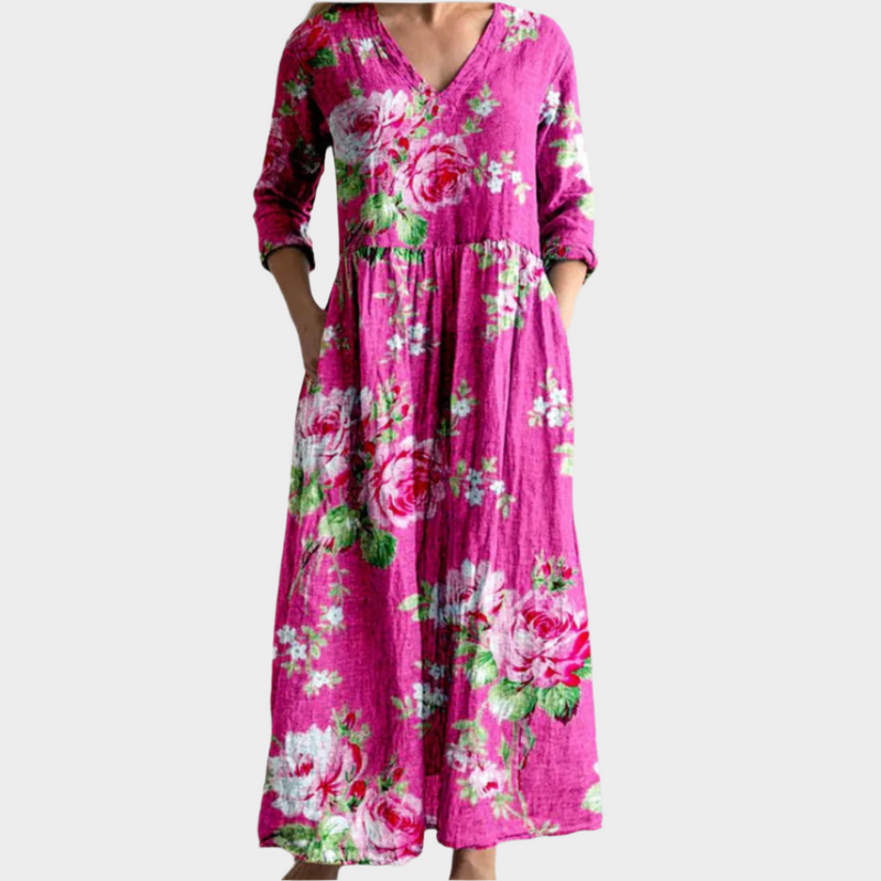 Robe bohème au style aérien