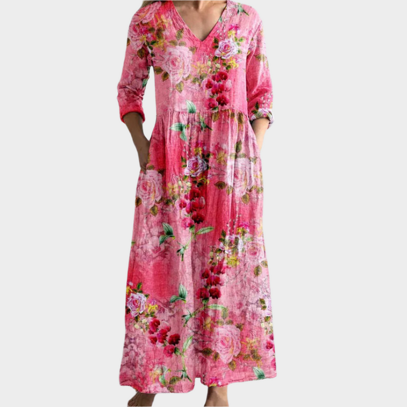 Robe bohème au style aérien