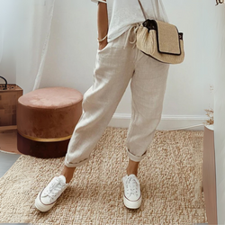 Ely | Pantalon en lin de luxe anti-transpiration