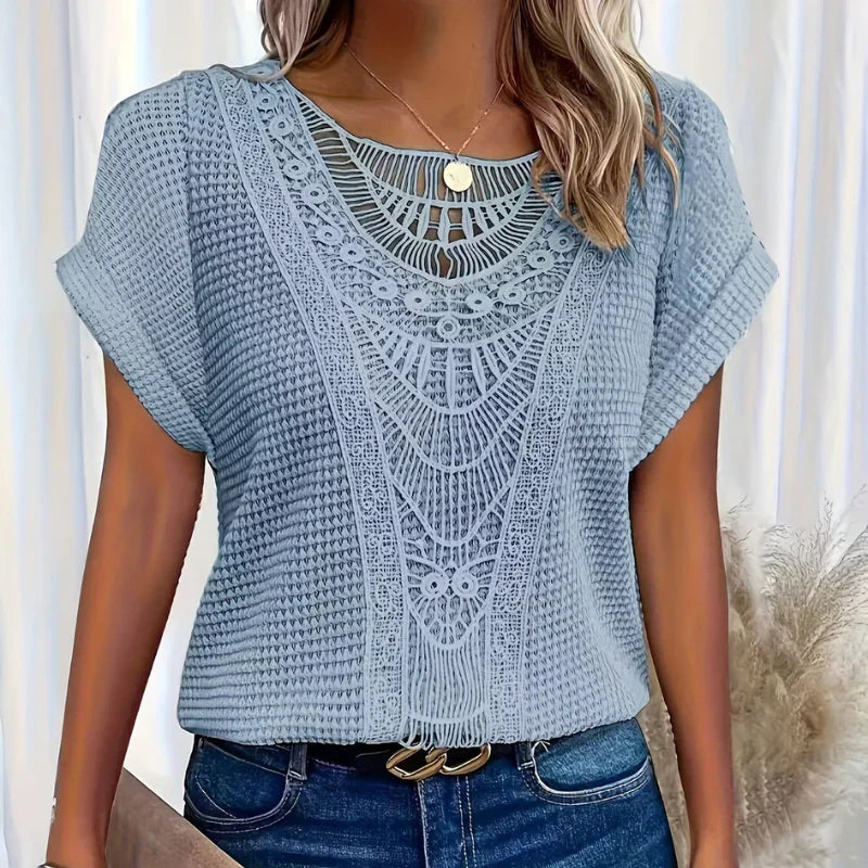 AURA - Blouse délicate texturée