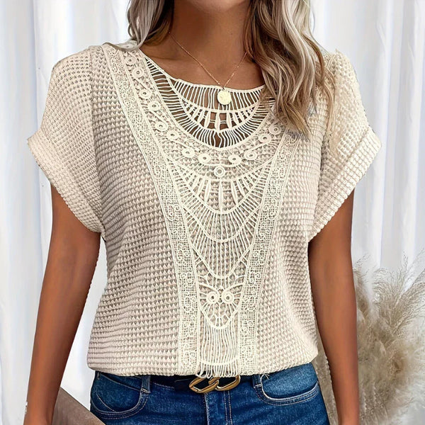 AURA - Blouse délicate texturée