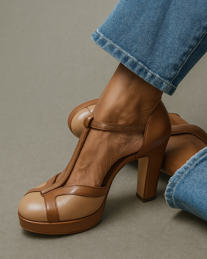 Malvina | Escarpins à bride en T