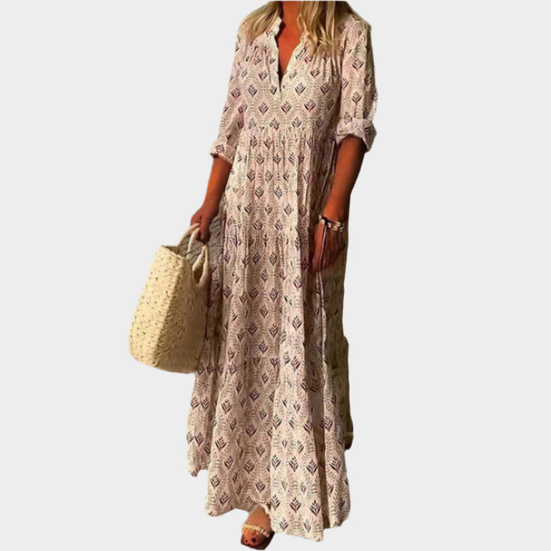 Robe longue romantique avec style