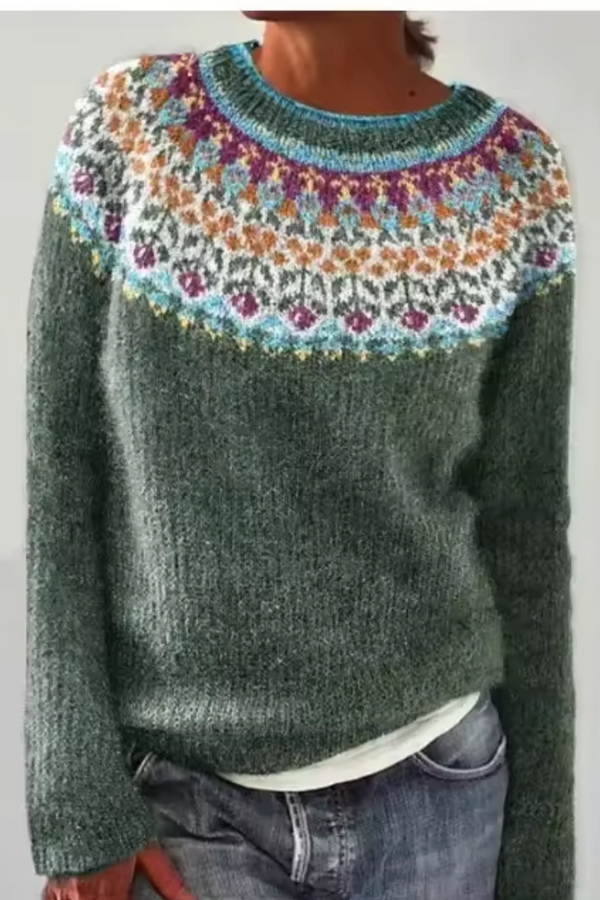 Silvana™ - Pull Rétro Confortable