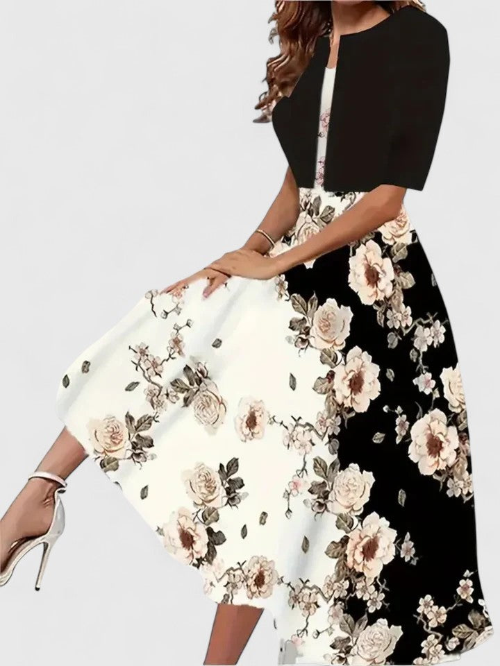 Chantal | Robe midi élégante