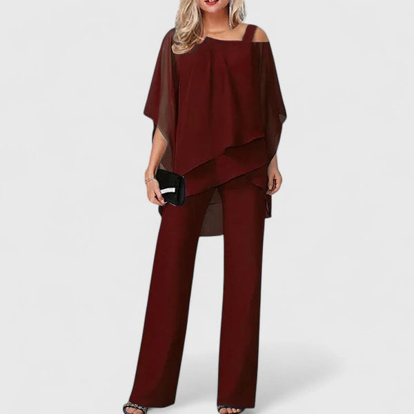 Sérénité | Ensemble élégant de pantalon deux pièces