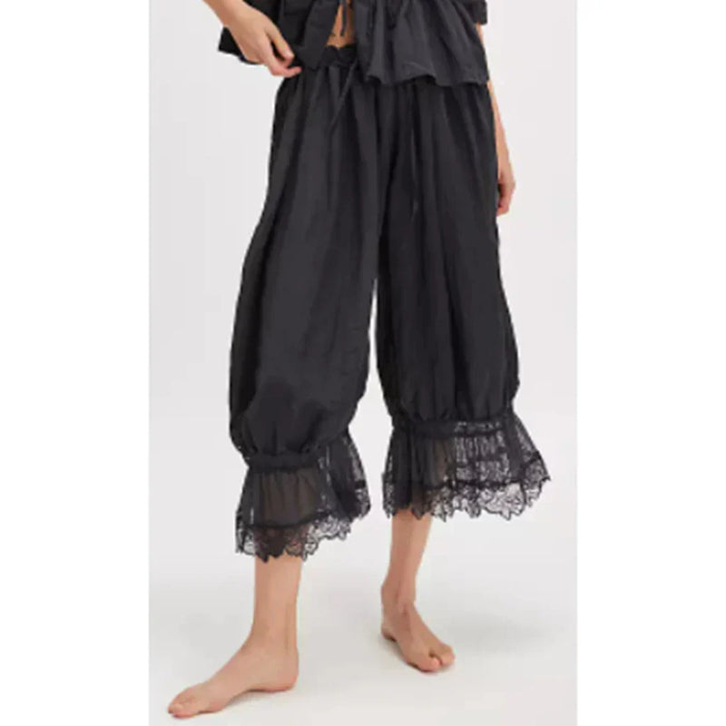 Pantalon en dentelle bohème