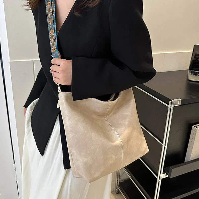 Alora - Sac bandoulière vintage en cuir PU